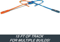 Thumbnail for Hot Wheels Toy Car Track Builder Playset, Deluxe Stunt Box with 25 Component Parts & 1:64 Scale Vehicle (Amazon Exclusive)