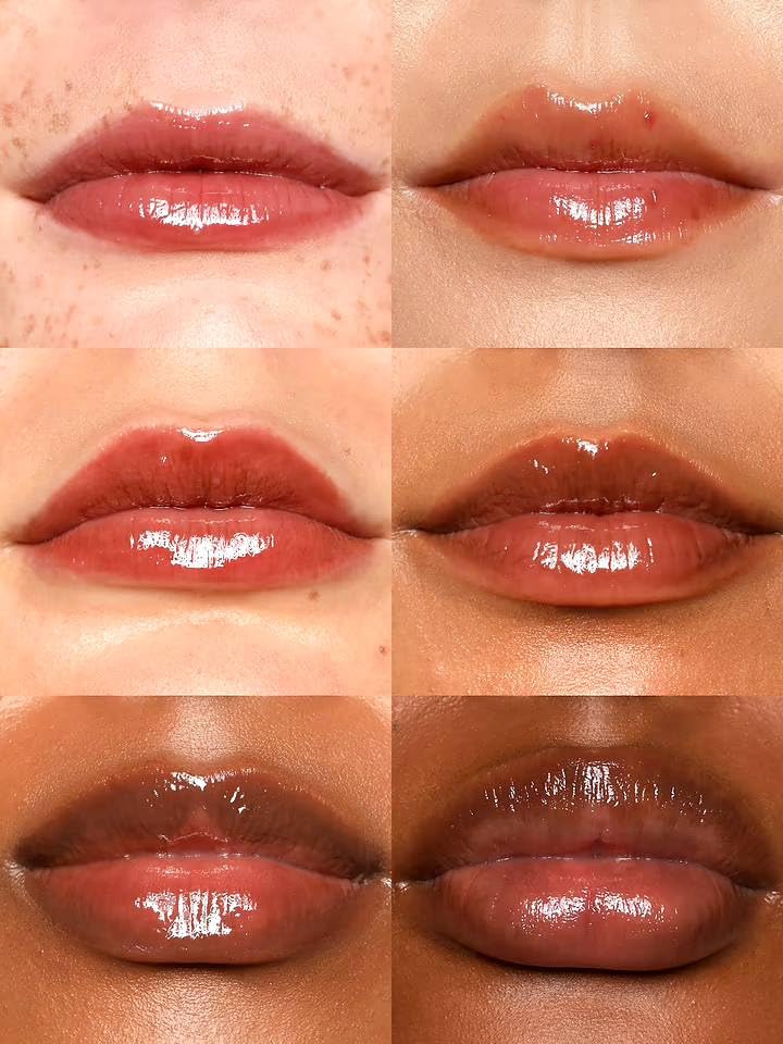 REFY Lip Gloss - Sepia (Dark, chestnut brown) + Bonus Premium Korean Hydrating Sheet Masque