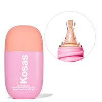 Thumbnail for Kosas DreamBeam Mineral Sunscreen SPF 40 - Smooth Liquid Sun Protection for Face - Lightweight Makeup Base w/Hyaluronic Acid, Ceramides & Peptides - Subtle Radiant Finish, Original, 40 ml