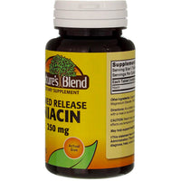Thumbnail for Nature's Blend Niacin Timed Release 250 mg 250 mg 100 Tabs