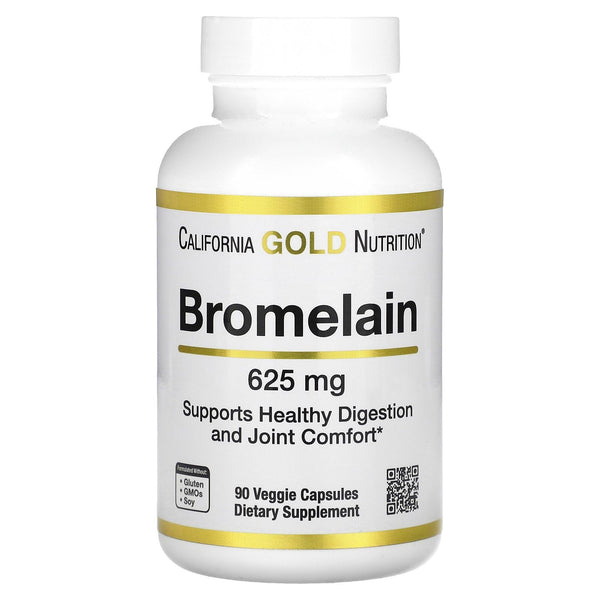California Gold Nutrition Bromelain, 500 mg, 90 Veggie Capsules