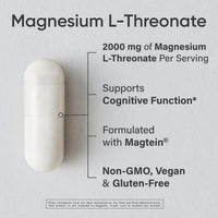 Thumbnail for Sports Research® Magtein Magnesium L-Threonate Capsules (2000mg, 90 Capsules), Vegan Vitamin D3 + K2 w/Organic Coconut Oil (5000iu VIT. D 100mcg Mk7 VIT. K, 60 Softgels) and L-Theanine (200mg, 60 ct)