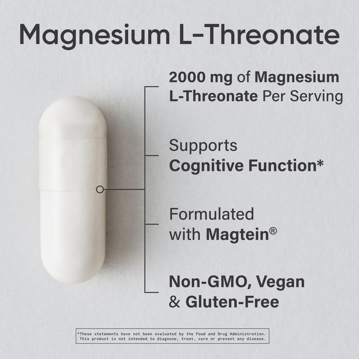 Sports Research® Vegan Supplements Pack - Vegan DHA 700mg Omega-3 + Vitamin D3 K2 5000iu + Magnesium L-Threonate Capsules 2000mg