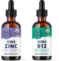 Thumbnail for Vimergy Kids Zinc (55mL) and Kids B12 (55mL) - Kits