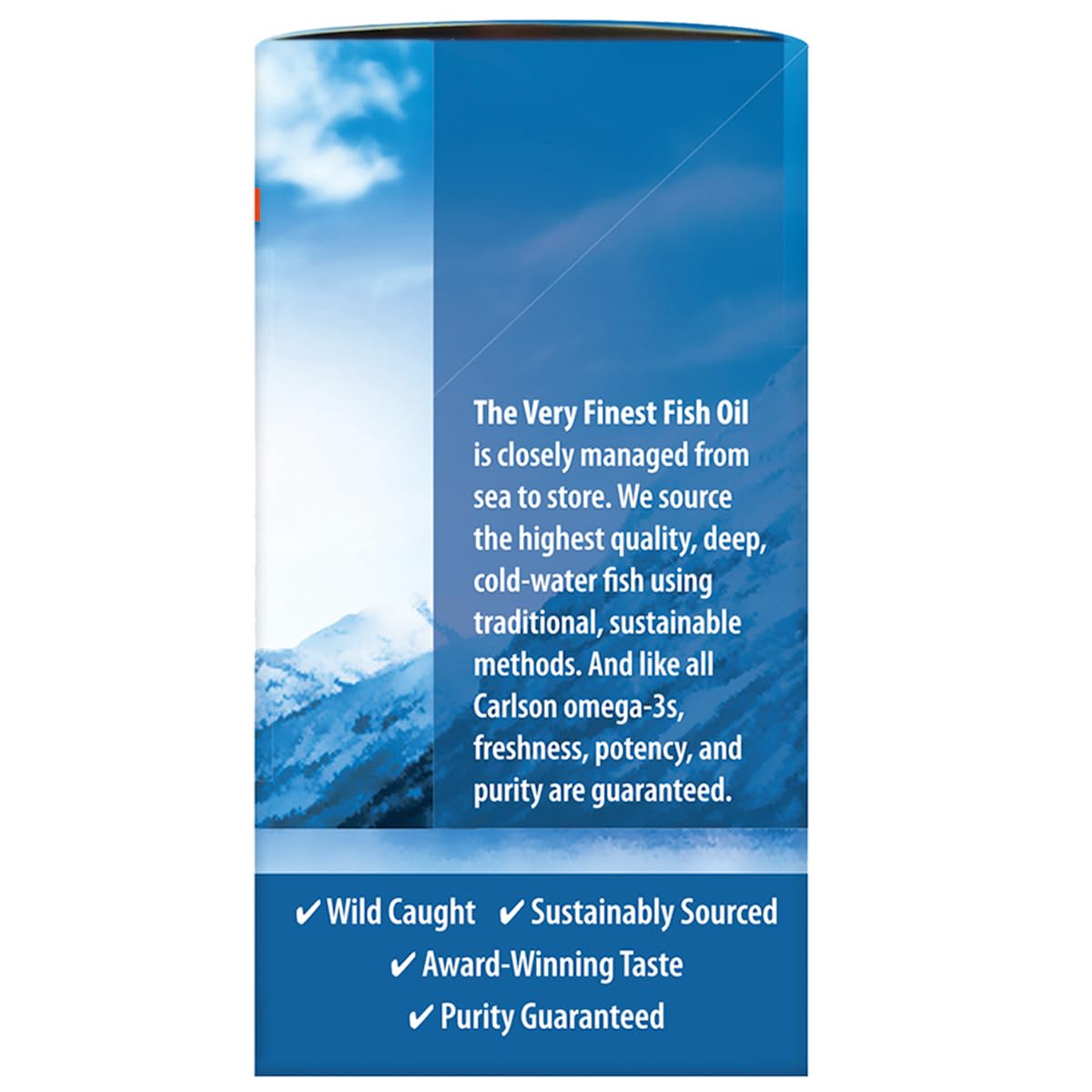 Carlson - The Very Finest Fish Oil Grab + Go Packets, Single-Serving, 1600 mg Omega-3s, Norwegian, Wild Caught, Sustainably Sourced, Box of 15 Packets, 5 mL Each