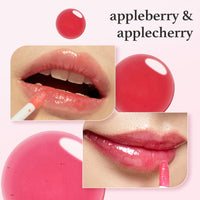 Thumbnail for NOONI Korean Lip Oil Set - Appleberry & Applecherry | Long-Lasting, Moisturizing, Plumping, Revitalizing for Dry Lips, Waterproof, No Peel Off, Stocking Stuffers, lip plumper 0.12 FL Oz x 2ea