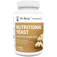 Thumbnail for Dr. Berg Nutritional Yeast Tablets – Natural B12 Added - All 8 B Vitamin Complex – Organic Vanilla Flavor - 270 Vegan Tablets Dietary Supplements