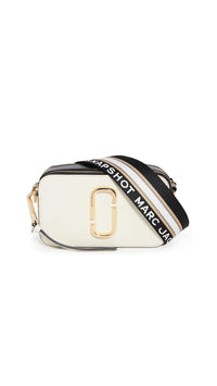 Thumbnail for Marc Jacobs Womens The Color-Block Snapshot, New Cloud White Multi, One Size