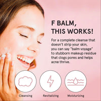 Thumbnail for grace & stella Cleansing Balm - Travel Size Makeup Remover - Deep Cleansing & Hydrating Face Cleanser - Dissolves Waterproof Make Up, SPF & Impurities - Gentle on Skin - Vegan Skincare (41 g/ 4.3 oz)