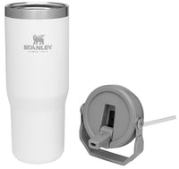 Thumbnail for Stanley IceFlow Flip Straw Tumbler with Handle 30 oz | Twist On Lid and Flip Up Straw | Leak Resistant Water Bottle | Insulated Stainless Steel |BPA-Free | Polar