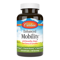 Thumbnail for Carlson - Enhanced Mobility, Botanical Joint Support, Boswellia, Tart Cherry, Curcumin, Ginger, 120 Softgels