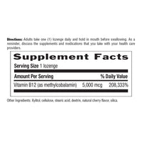 Thumbnail for Country Life Methyl B12, Supports Energy & Stamina, 5,000mcg, 60 Lozenges, Certified Gluten Free, Certified Vegan, Certified Non-GMO Verified