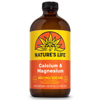 Thumbnail for NATURE'S LIFE Liquid Calcium Magnesium Supplement with Vitamin D 3 - Bone Health, Muscle, Heart Health and Immune Support - Natural Orange Flavor, 60-Day Guarantee, Lab Verified, 31 Servings, 16 FL OZ