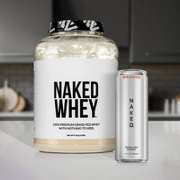 Thumbnail for NAKED Whey Chocolate Peanut Butter Protein Powder, Grass Fed Whey, No GMO, No Soy, and Gluten Free. Nothing Artificial, Aid Growth and Recovery - 21 Servings