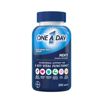 Thumbnail for One A Day Menâ€™s Multivitamin, Supplement Tablet with Vitamin A, C ,D, E and Zinc for Immune Health Support, Vitamin B12, Calcium, 200 count
