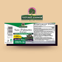 Thumbnail for Nature's Answer Alcohol-Free Saw Palmetto Berry Extract, 1-Fluid Ounce | Prostate Support | Natural Urinary Health | Promotes Hair Growth