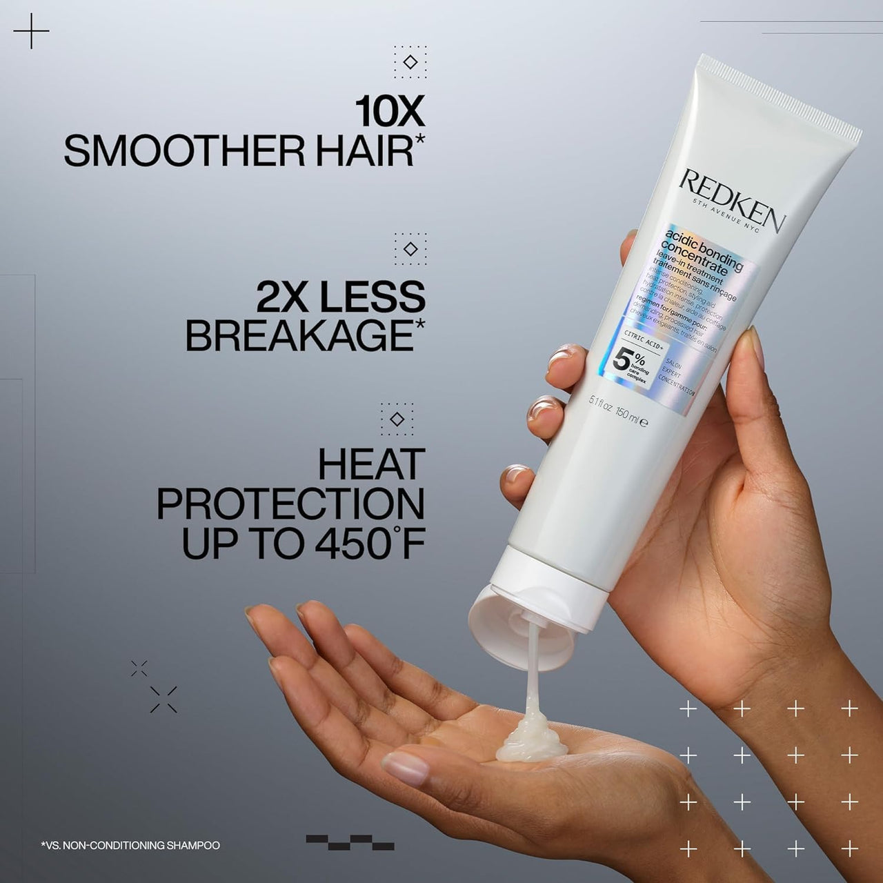 Redken Bonding Treatment for Damaged Hair Repair | Acidic Bonding Concentrate | For All Hair Types
