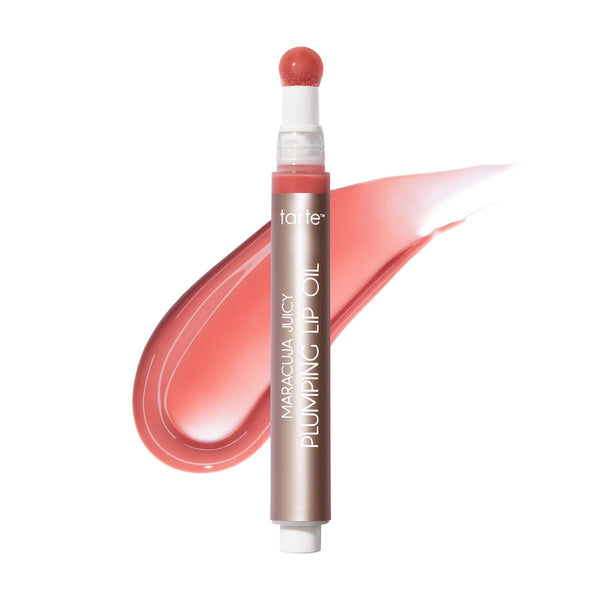 tarte maracuja juicy plumping lip oil - Hydrating & Volumizing Lip Plumper Gloss Balm with Nourishing Hyaluronic Acid, Plumps & Moisturizes, Vegan & Cruelty-Free, full size, rose