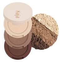 Thumbnail for Kaja Beauty Bento Collection - Bouncy Eyeshadow Trio | Neutral Earthy Tones, Travel Size, 14 Neutral Moment, 2019 Allure Best of Beauty Award, 0.03 Oz