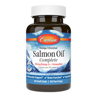 Thumbnail for Carlson Labs Salmon Oil Complete Soft Gels, 60 Count
