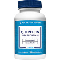Thumbnail for The Vitamin Shoppe Quercetin with Bromelain, Antioxidant That Supports (180 Capsules)