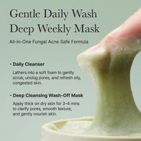 Thumbnail for Arencia Korean Rice Mochi Face Cleanser - Face Wash, Gentle Scrub All in One for Deep Cleansing, Moisturizing, Pore Minimizing, Acne-Prone Skin, Removing Blackhead with Rice Water & Green Tea