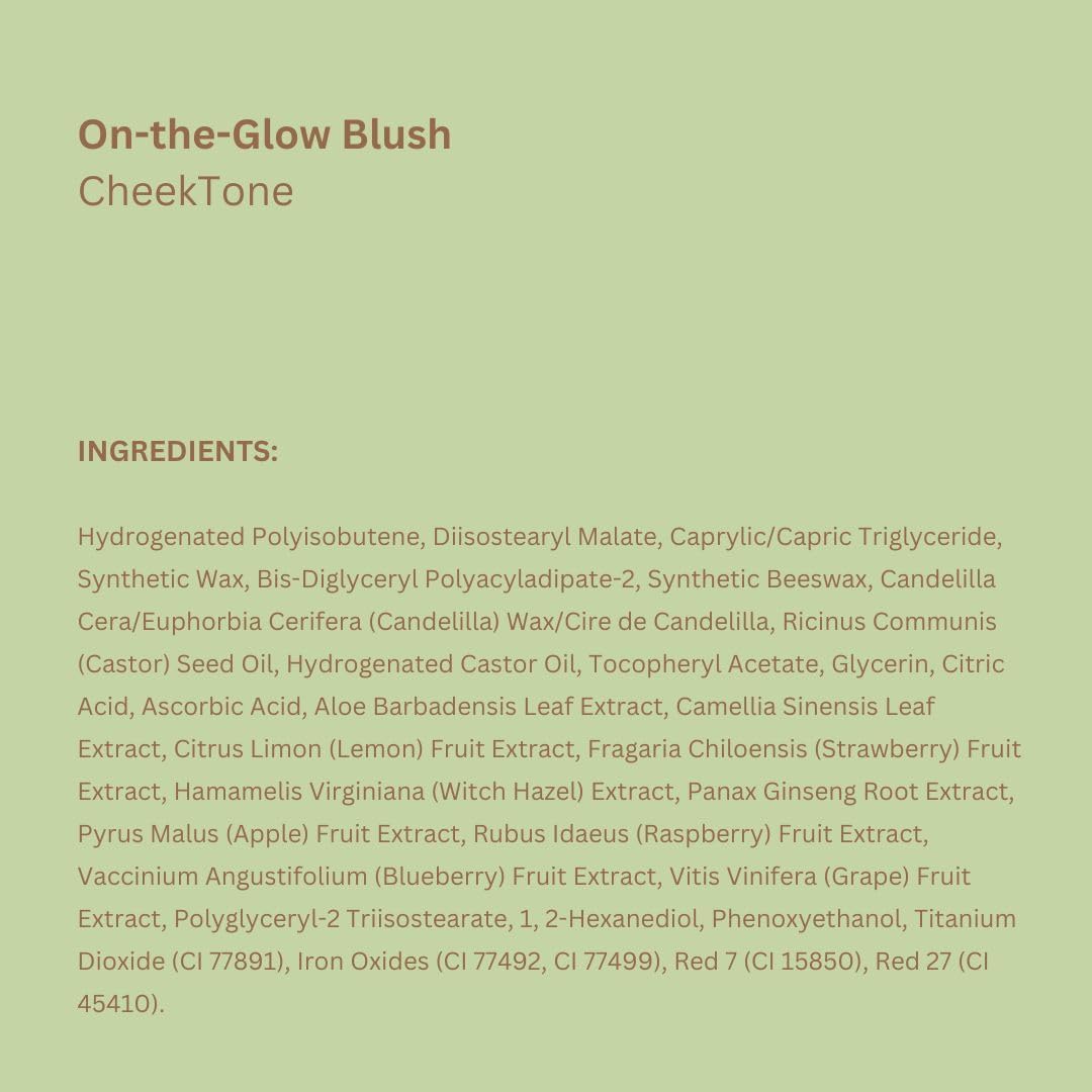 Pixi On-the-Glow Blush - CheekTone, pH Reactive Hydrating Tinted Moisture Blush Stick with Ginseng, Aloe Vera & Fruit Extracts, for Cheeks & Lips, 19g / 0.6oz, Paraben-Free