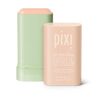 Thumbnail for Pixi On-the-Glow SuperGlow | Shade NaturaLustre | Hydrating Highlighter Stick with Ginseng, Aloe Vera & Fruit Extracts | For Cheeks & Brow Bones | 19g / 0.6oz | Paraben-Free Luminous Natural Highlight