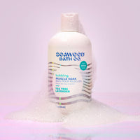 Thumbnail for Seaweed Bath Co. Bubbling Muscle Soak, Tea Tree Lavender Scent, 12 Ounce, Sustainably Harvested Seaweed, French Sea Clay, Arnica
