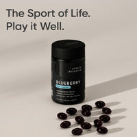 Thumbnail for Sports Research Blueberry Capsules - Made from Organic Blueberries with Organic Extra Virgin Olive Oil - Non-GMO & Gluten Free - 60 Liquid Softgels