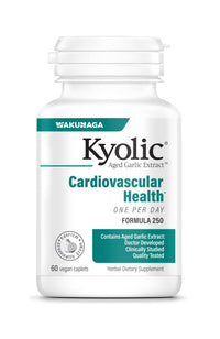 Thumbnail for Kyolic Aged Garlic Extract Formula 250, Cardiovascular Health*, One Per Day 60 Caplets