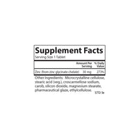 Thumbnail for Carlson Chelated Zinc 30 mg – Zinc Glycinate Chelate Supplement – Superior Absorption, Immune & Enzyme Support, Antioxidant, 250 Tablets