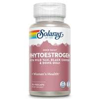 Thumbnail for SOLARAY Once Daily Phytoestrogen - Phyto Estrogen Supplement for Women with Black Cohosh, Dong Quai, Wild Yam, Soy Isoflavones - Women's Health Support - 60-Day Guarantee, 30 Servings, 30 VegCaps