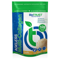 Thumbnail for BioTrust Ageless Multi Collagen 5-in-1 Protein Powder (Vanilla) BlenderBottle Bundle