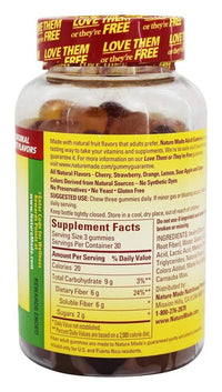 Thumbnail for Nature Made Adult Gummies Fiber Assorted Fruit - 90 Gummies