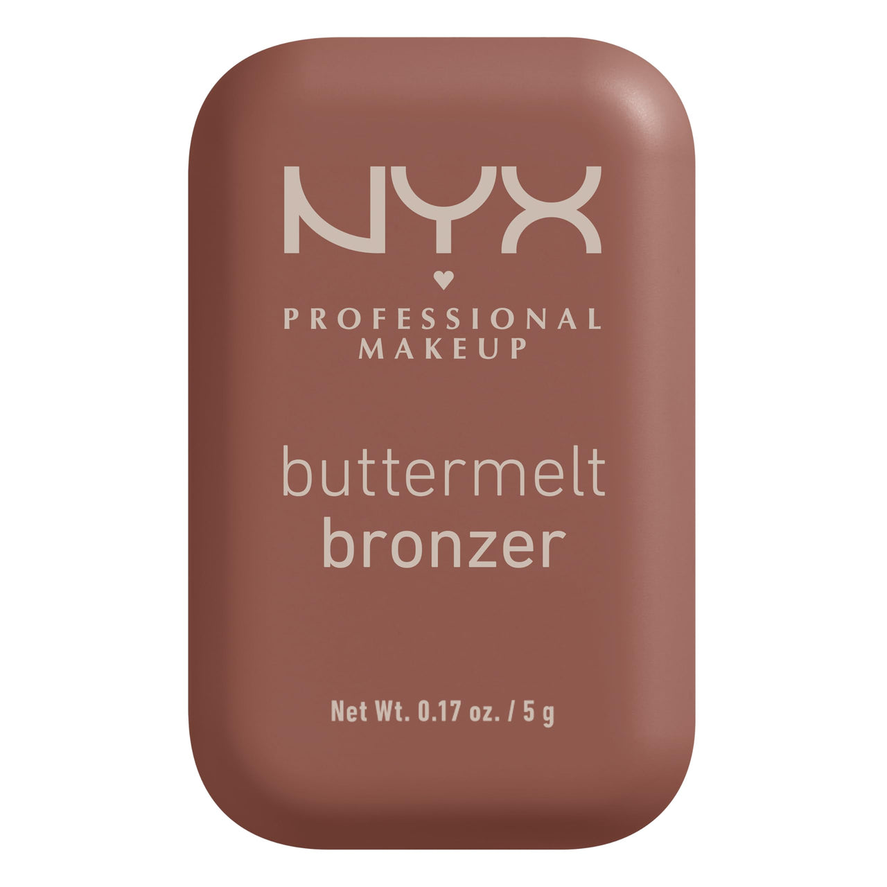 NYX PROFESSIONAL MAKEUP Matte Buttermelt Bronzer, Longwear Face Makeup with Up to 12 Hours of Wear, Vegan Formula - Butta Off (Medium Deep Golden)