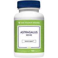 Thumbnail for The Vitamin Shoppe Astragalus (Root) 500mg Herbal Supplement Support (100 Capsules)