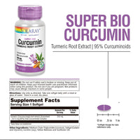Thumbnail for SOLARAY Super Bio Curcumin 250mg | Turmeric Root Extract, 95% Curcuminoids | Healthy Joint Support & More | 30 Softgels