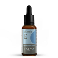 Thumbnail for TALYA Vitamin E Liquid Drops 0.34 fl.oz | Bone, Joint, Heart Health | for Scars & Skin | Glass Bottle with Dropper | Supplement, Non-GMO, Vegan