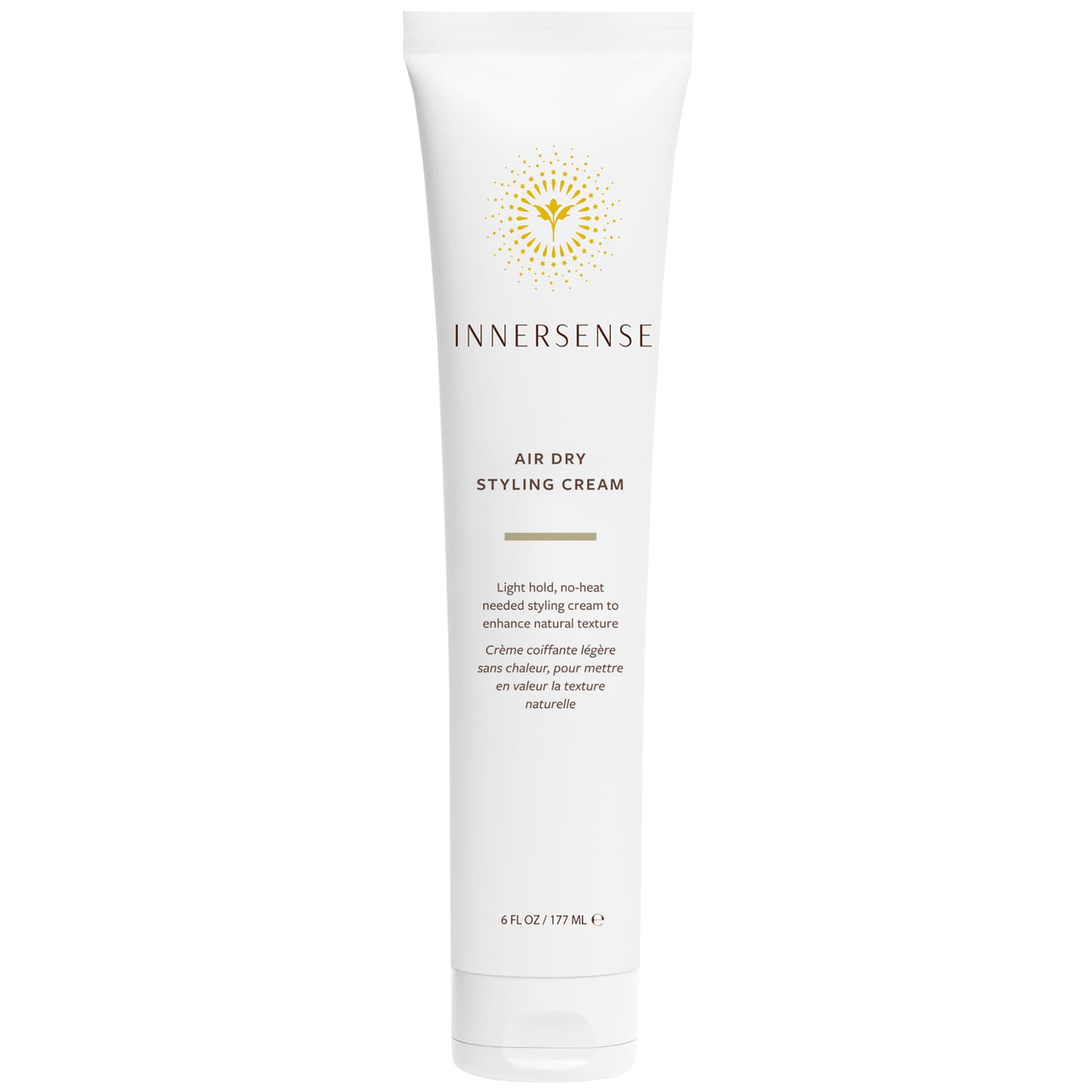 INNERSENSE Organic Beauty - Air Dry Styling Cream | Light-Hold, Reduce Frizz, Weightless Finish | Non-Toxic, Cruelty-Free, Clean Haircare (6 oz | 177 ml)