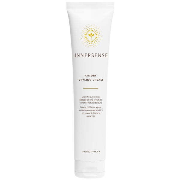 INNERSENSE Organic Beauty - Air Dry Styling Cream | Light-Hold, Reduce Frizz, Weightless Finish | Non-Toxic, Cruelty-Free, Clean Haircare (6 oz | 177 ml)