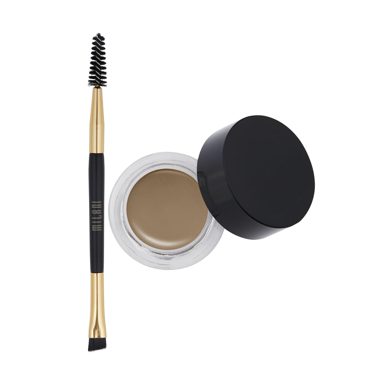 Milani Stay Put Brow Color - Soft Brown (0.09 Ounce) Vegan, Cruelty-Free Eyebrow Color that Fills and Shapes Brows‚K