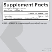 Thumbnail for Sports Research® Sleep Pack - Sleep Complex with Melatonin 5mg + Magnesium L-Threonate Capsules 2000mg + Ashwagandha
