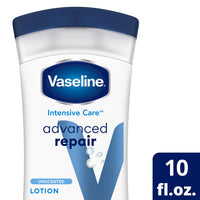 Thumbnail for Vaseline Intensive Care Advanced Repair Fragrance Free Body Lotion 2-Pack 10 oz each