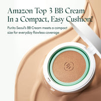 Thumbnail for PURITO SEOUL Wonder Releaf Centella BB Cushion #23 Natural Beige, Foundation, Korean Centella, Makeup Long Lasting, Flawless Coverage, K-Beauty, 15g, 0.52 fl.oz
