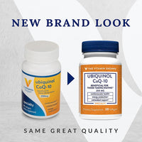 Thumbnail for The Vitamin Shoppe Ubiquinol CoQ-10 200mg Beneficial for Those (30 Softgels)