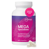 Thumbnail for Microbiome Labs MegaSporeBiotic Probiotics for Women & Men - Spore Based Probiotics for Digestive Health - Shelf Stable & Travel-Friendly (60 Capsules)