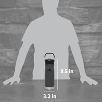 Thumbnail for STANLEY IceFlow Flip Straw Water Bottle 22 oz | Built-In Straw for Travel and Sports | Lightweight and Leak Resistant | Insulated Stainless Steel | BPA-Free | Charcoal
