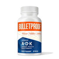 Thumbnail for Bulletproof Vitamins A-D-K Softgels, 30 Count, Supplement for Heart, Bone Health and Immune Support