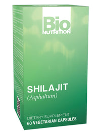 Thumbnail for Bio Nutrition Shilajit (Asphaltum), 60 Vegetarian Capsules (500 mg per Capsule)